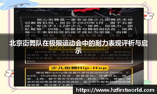 北京街舞队在极限运动会中的耐力表现评析与启示